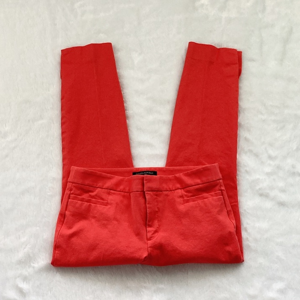Like New Coral Banana Republic Sloan Fit Machine Washable Pants